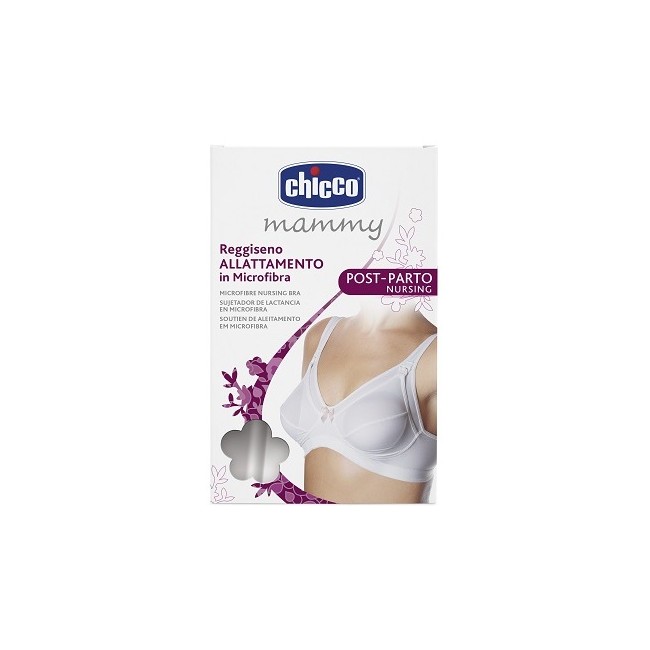 Chicco Mammy Reggiseno Microfibra Allattamento Bianco 4c