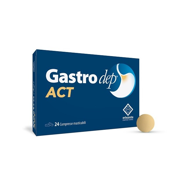 Erbozeta Gastrodep Act 24 Compresse Masticabili