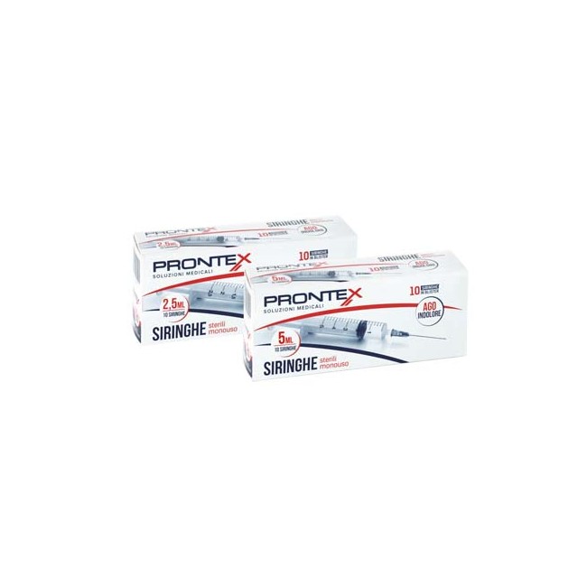 Safety Siringa Prontex 5 Ml Ago Ind 10 Pezzi