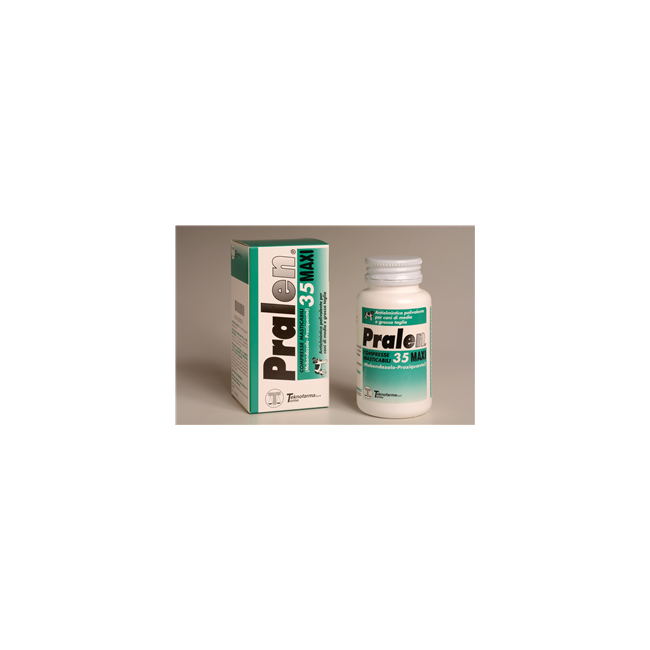 Teknofarma Pralen Maxi 480 Mg + 40 Mg Compresse Masticabili Per Cani Di Media E Grossa Taglia