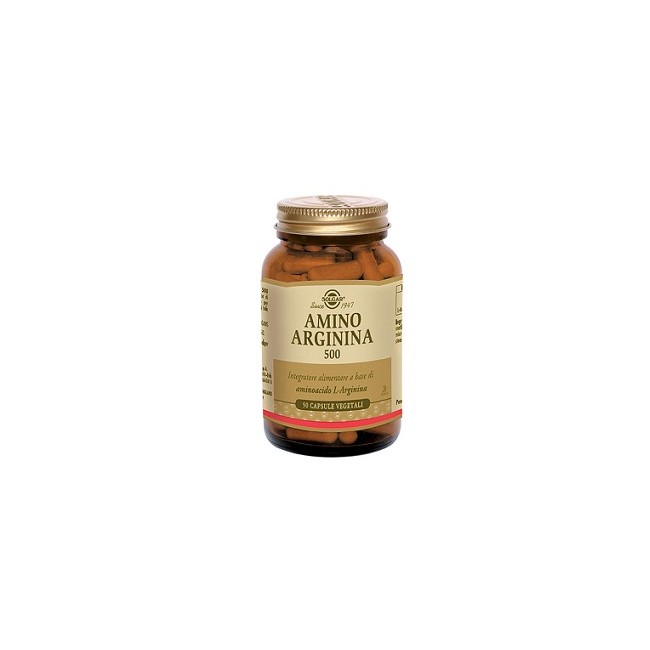 Solgar Amino Arginina 500 50 Capsule Vegetali