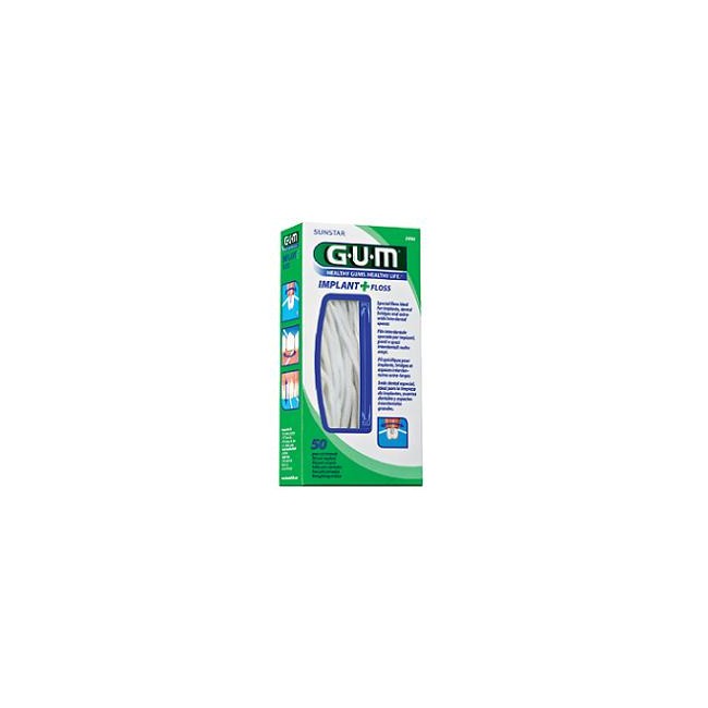 Sunstar Gum Implant + Floss Filo Interdentale 50 Pezzi