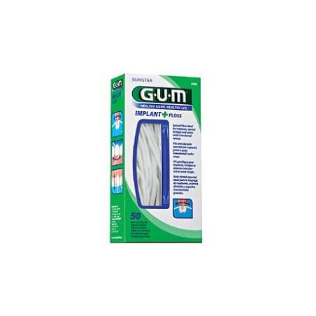 Sunstar Gum Implant + Floss Filo Interdentale 50 Pezzi