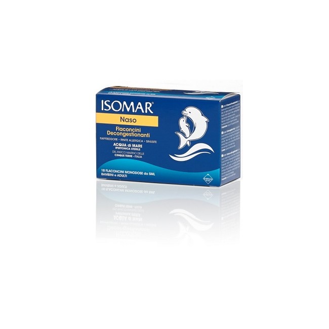 Coswell Isomar Soluzione Ipertonica Acqua Mare 18 Flaconcini Monodose 5 Ml