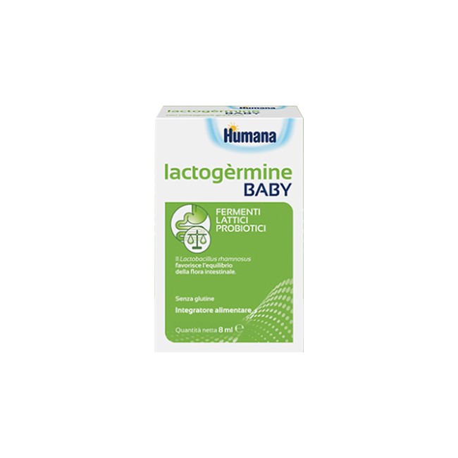 Humana Lactogermine Baby Gocce Flacone Da 7,5 G Con Tappo Serbatoioe Contagocce