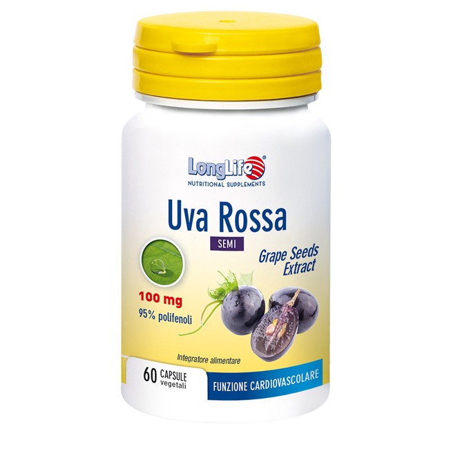 Longlife Uva Rossa Semi 60 Capsule Vegetali