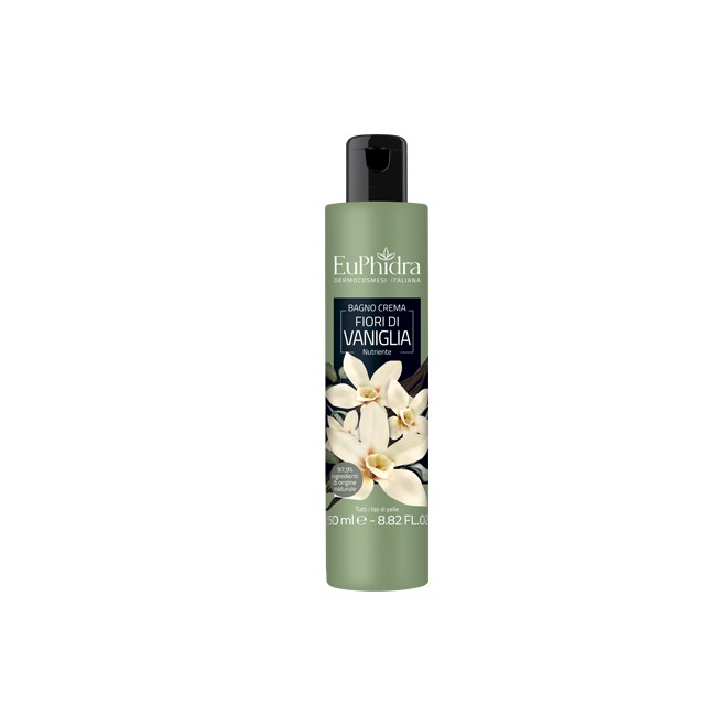Zeta Farmaceutici Euphidra Bagnocrema Nutr Vaniglia Bagno Crema In Flacone Con Etichetta