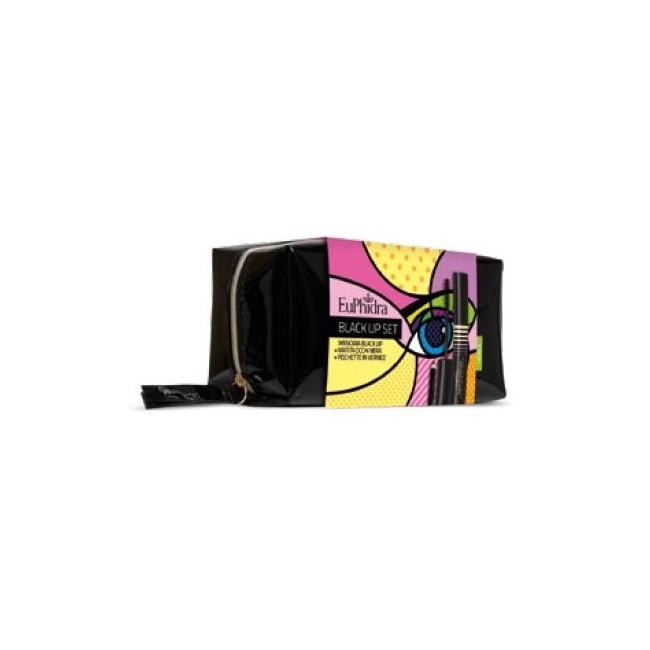 Zeta Farmaceutici Euphidra Black Up Set Mascara + Matita Occhi Nera + Pochette Omaggio