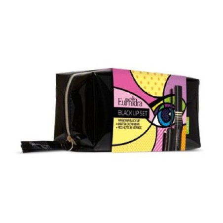 Zeta Farmaceutici Euphidra Black Up Set Mascara + Matita Occhi Nera + Pochette Omaggio