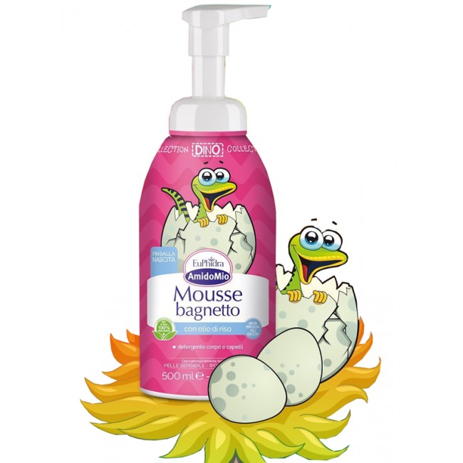 Zeta Farmaceutici Euphidra Amidomio Mousse Bagnetto 500 Ml + Libro In Omaggio