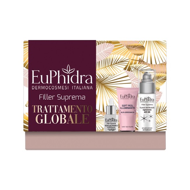 Zeta Farmaceutici Euphidra Filler Suprema Trattamento Globale 1 Acido Jaluronico + 1 Fluido Antirughe + 1 Mini Maschera
