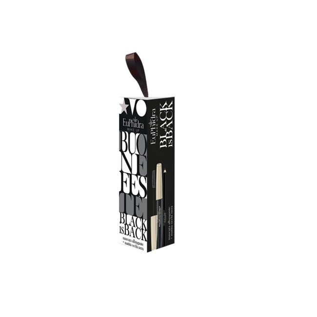 Zeta Farmaceutici Euphidra Cofanetto Black Is Back 1 Mascara Allungante + 1 Mini Matita Nera