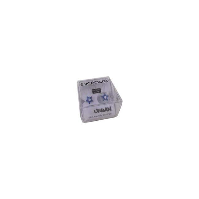 Bju152 Orecchini Stella Glitter Stainless Steel