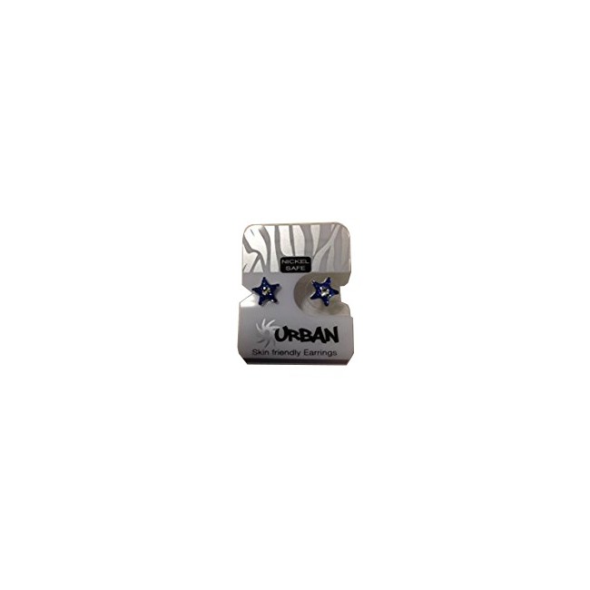 Bju161 Orecchini Stella Zaffiri Stainless Steel