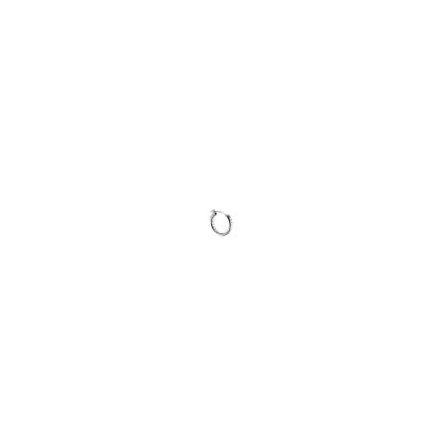 Bjt992 Orecchini Crystal Hoop Stainless Steel