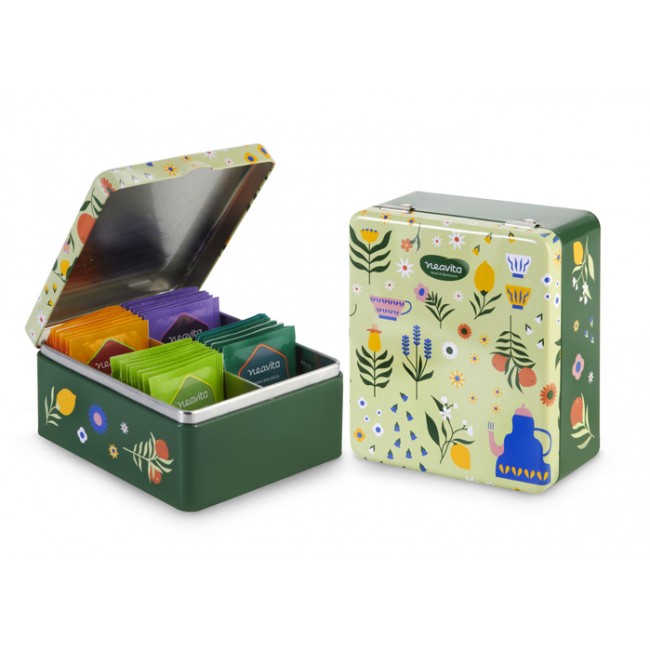 Herbal Products Neavita Garden Infusion Cofanetto Latta Verde 20 Tisane Assortite Bio