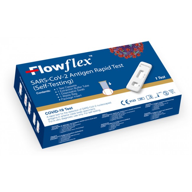 Pm2 Services Test Antigenico Rapido Covid-19 Flowflex Autodiagnostico Determinazione Qualitativa Antigeni Sars-cov-2 In Tamponi 