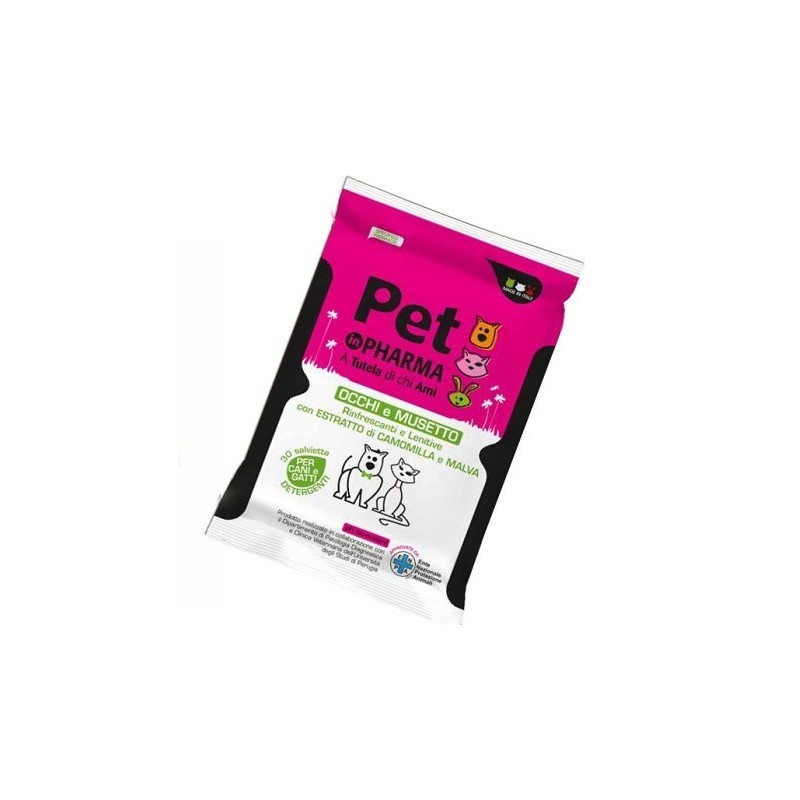 Diva International Pet In Pharma Salviettine Occhi Muso 30 Pezzi