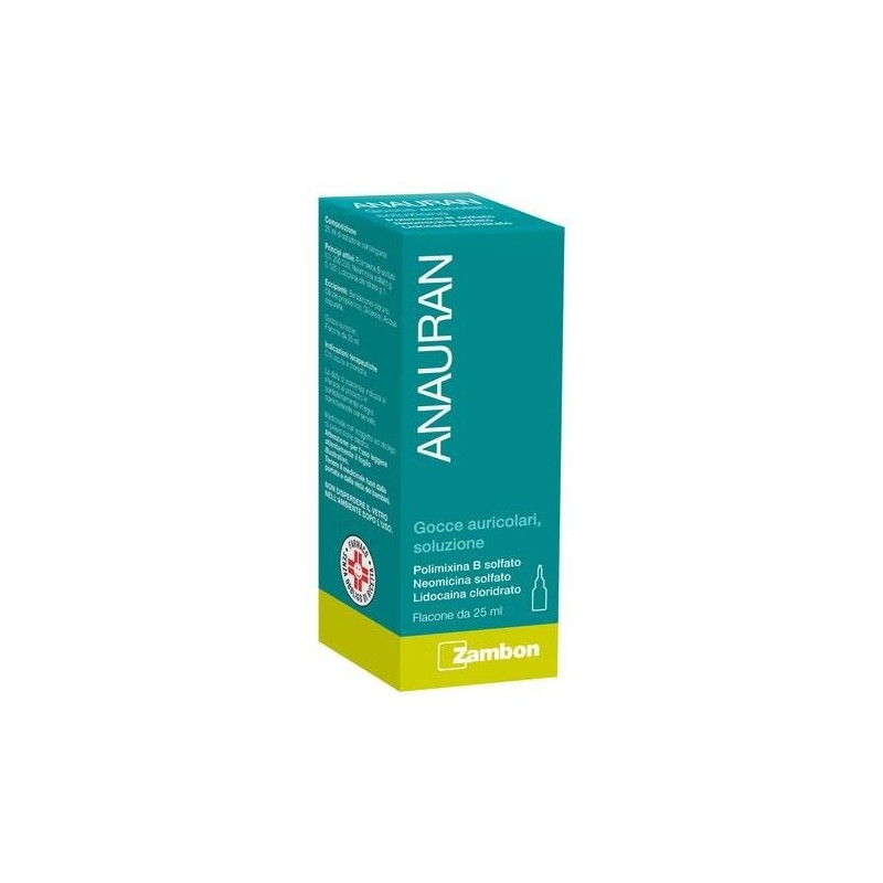 Anauran Gocce Auricolari Farmaco per Otiti 25 ml