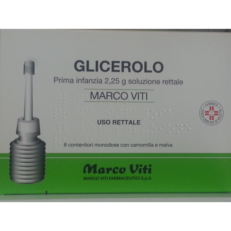 Marco Viti  Glicerolo 6 contenitori monodose 2.25 g