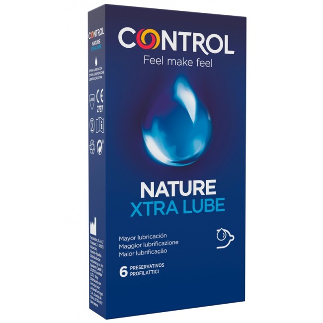 Pikdare Profilattico Control Nature 2,0 Xtra Lube 6 Pezzi