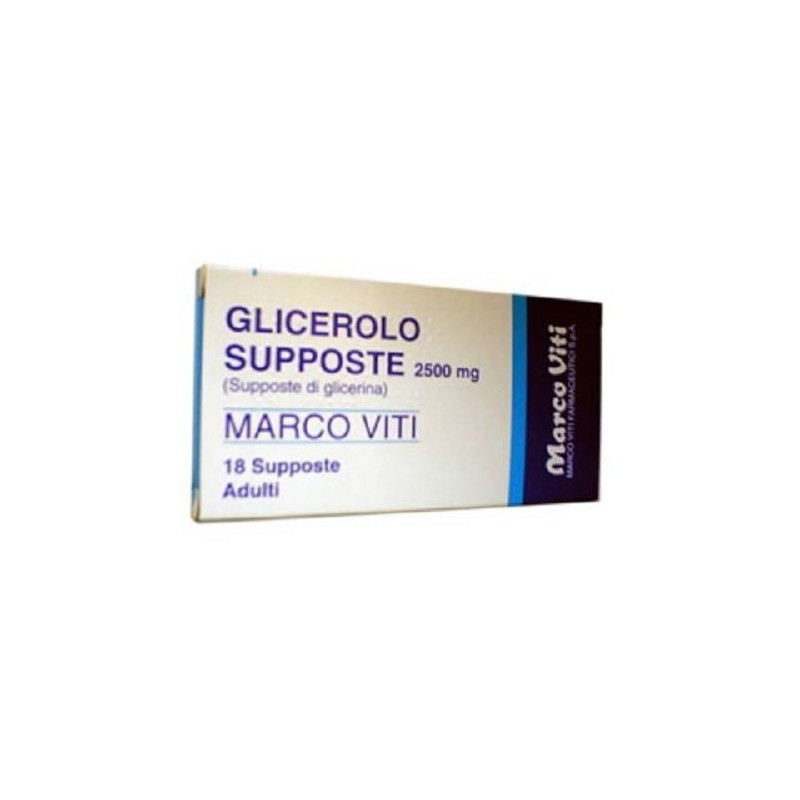 Marco Viti Glicerolo Supposte 2250 mg Adulti 18 Supposte