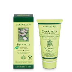 L'Erbolario Deodorante A Lungo Effetto Deocrema Alla Menta Acquatica e Alla Vitamina E 50 ml