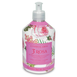 L'Erbolario Detergente Mani e Corpo 3 Rosa Foglie in Edizione Limitata 490 ml