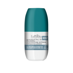 Euphidra Deodorante Roll-on Antitraspirante per Sudorazione Intensa Senza Profumo 2 Pezzi da 50 ml