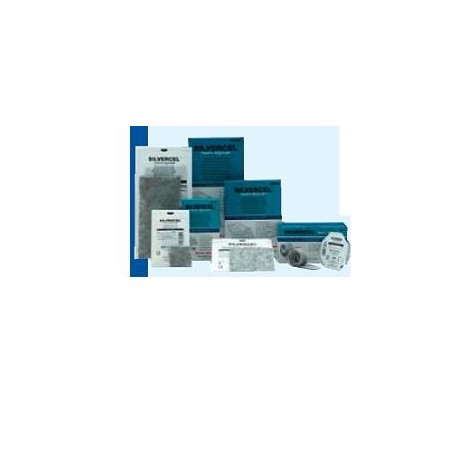 Solventum Italy Silvercel Medicazione Con Idroalginato Fibre Di Nylon Argento 10x20 Cm 5 Pezzi