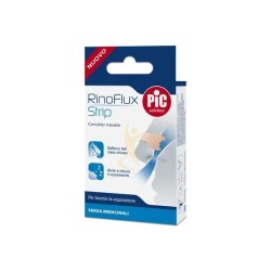 Pic Rinoflux Cerotto Nasale Standard per Raffreddore, Allergia e Russamento 10 Pezzi