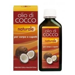 Erboristeria Magentina Olio di Cocco Vegetale Naturale per Corpo e Capelli 100 ml