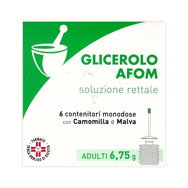 Aeffe Glicerolo Afom Prima Infanzia 2,25 G Soluzione Rettale Glicerolo Afom Bambini 4,5 G Soluzione Rettale Glicerolo Afom Adult