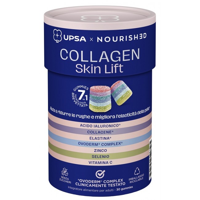 Upsa X Nourished Collagen Skin Lift 30 Gummies
