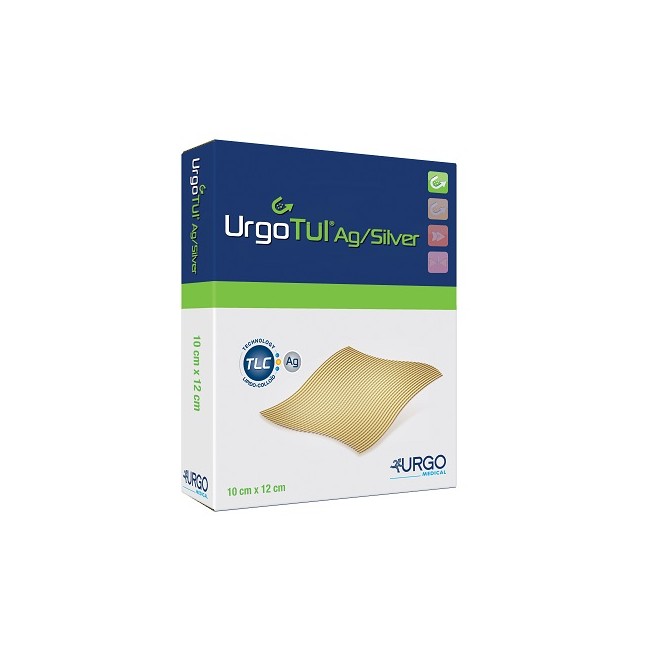 Urgo Medical Medicazione Sterile Urgotul Ag/silver 10x12 Cm 5 Pezzi