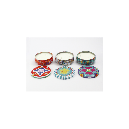 Linea Colors Candele Grandi Centro Tavola in 3  Profumazioni