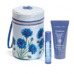 Fiordaliso Beauty Pochette con Crema Profumata 75 ml e Profumo Gel Roll-on 15 ml Erbolario