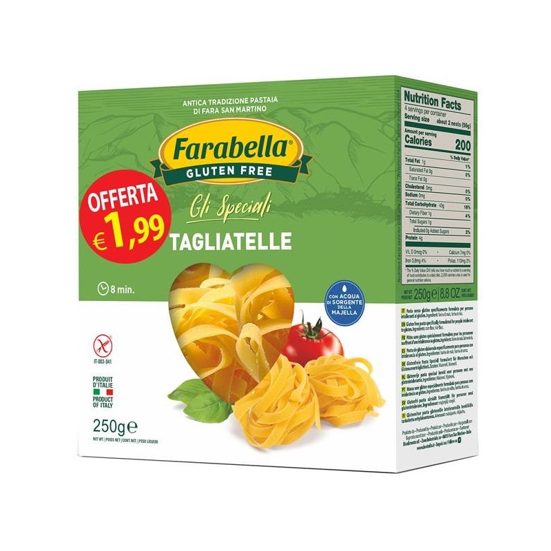 Bioalimenta Farabella Tagliatelle 250g Promo