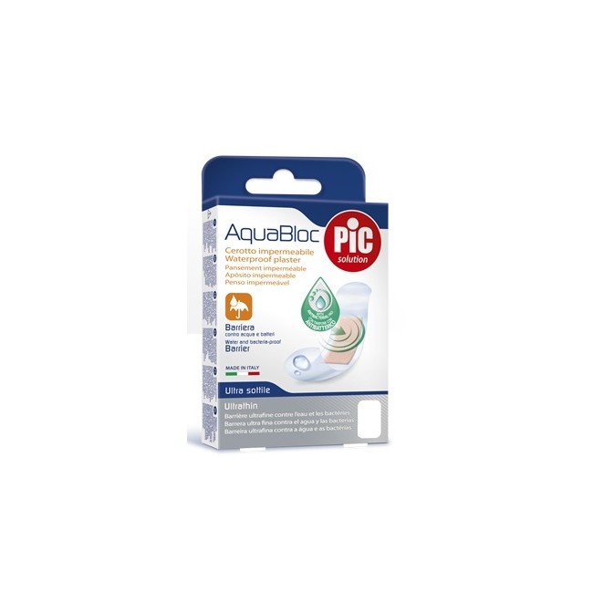 Pikdare Cerotto Pic Aquabloc 10x10cm Antibatterico 5 Pezzi