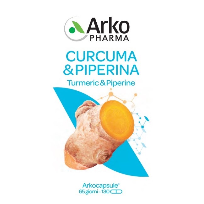 Arkopharma Arko Capsule Curcuma + Piperina 130 Capsule