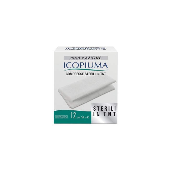 Desa Pharma Garza Compressa In Tessuto Non Tessuto Icopiuma Autoadesiva 36x40cm 12 Pezzi