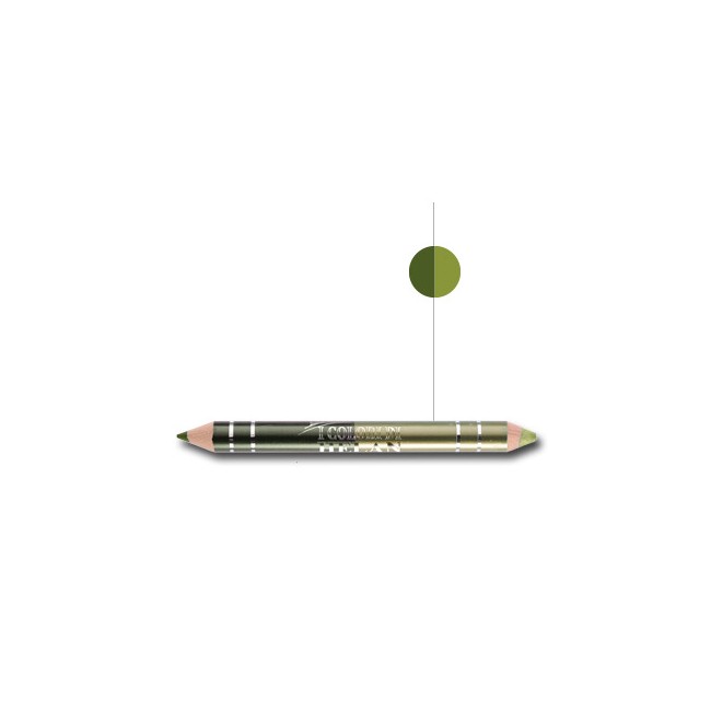 I Colori Di Helan Bio Matita Duo Occhi Giada Verde Muschio