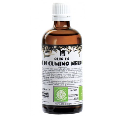 Erbavoglio Olio Semi Cumino Nero Biologico