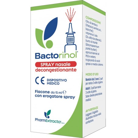 Pharmextracta Bactorinol Spray Nasale 15 Ml