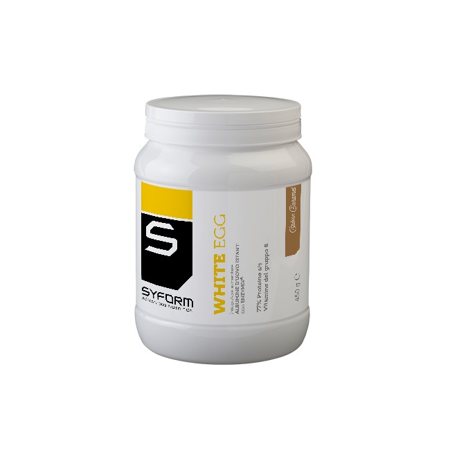 Syform White Egg Integratore In Polvere Al Gusto Di Creme Caramel 450 G