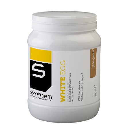 Syform White Egg Integratore In Polvere Al Gusto Di Creme Caramel 450 G