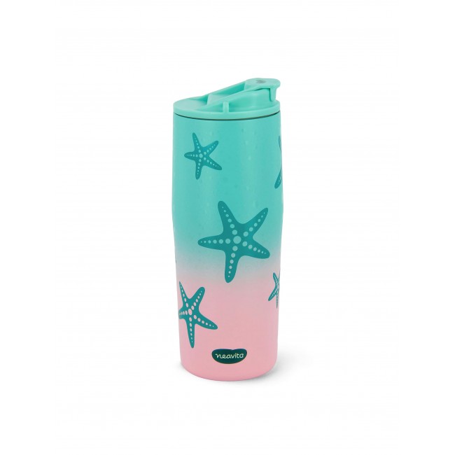 Neavita Twice Mug Thermos Sea Azzurra in Acciaio 450 ml