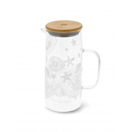 Herbal Products Neavita Caraffa Vetro Con Tappo Legno Twice Sea 1000 Ml