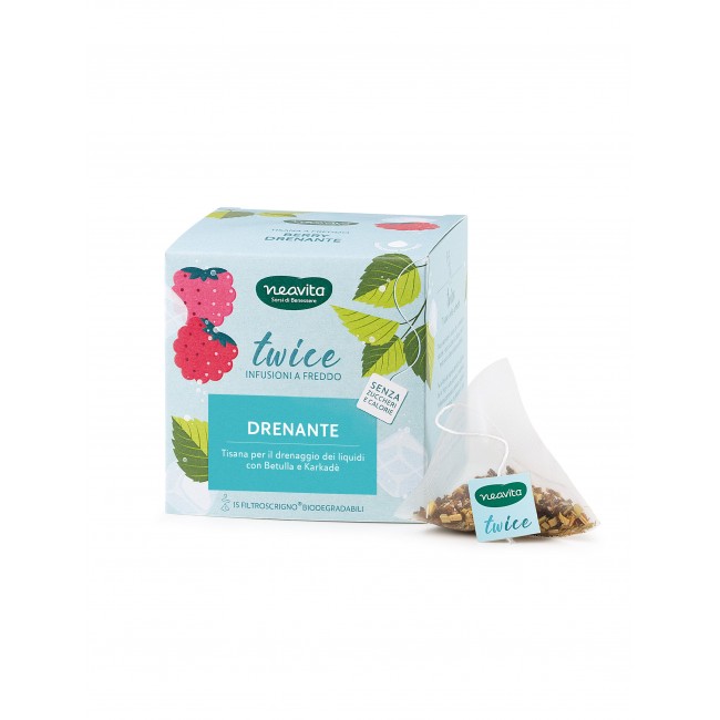 Herbal Products Neavita Tisana Twice Drenante Filtroscrigno 15 Pezzi