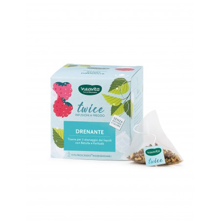 Herbal Products Neavita Tisana Twice Drenante Filtroscrigno 15 Pezzi